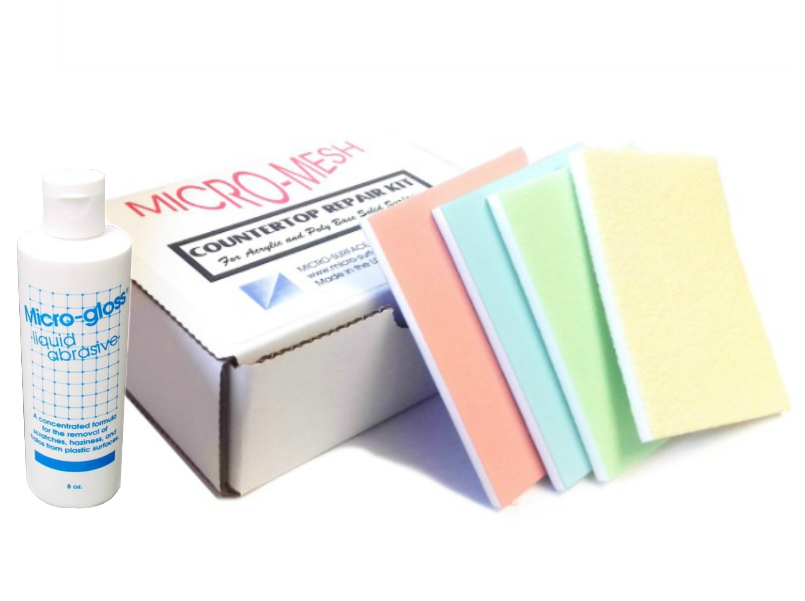 Solid Surface Corian Repair kit Kitchen and bathroom countertop