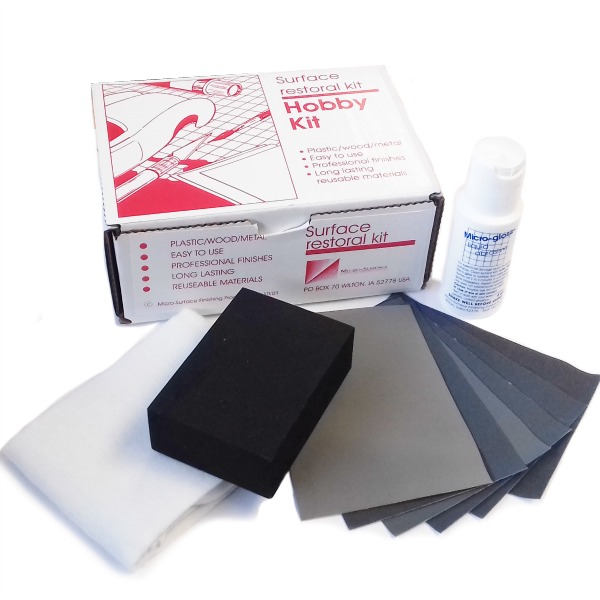 Plastic Surface restoration kit - Micro Mesh Hobby Kit