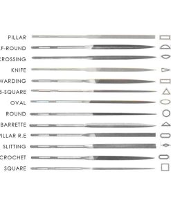 Precision Needle Files Swiss Grobet / Vallorbe 16cm