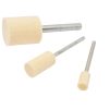RODA Mounted Felt Bobs, Cones & Bullnose for Polishing