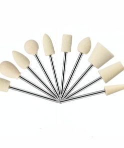RODA Mounted Dental Felts & 17-Piece Shape Kit – 2.35mm Shanks